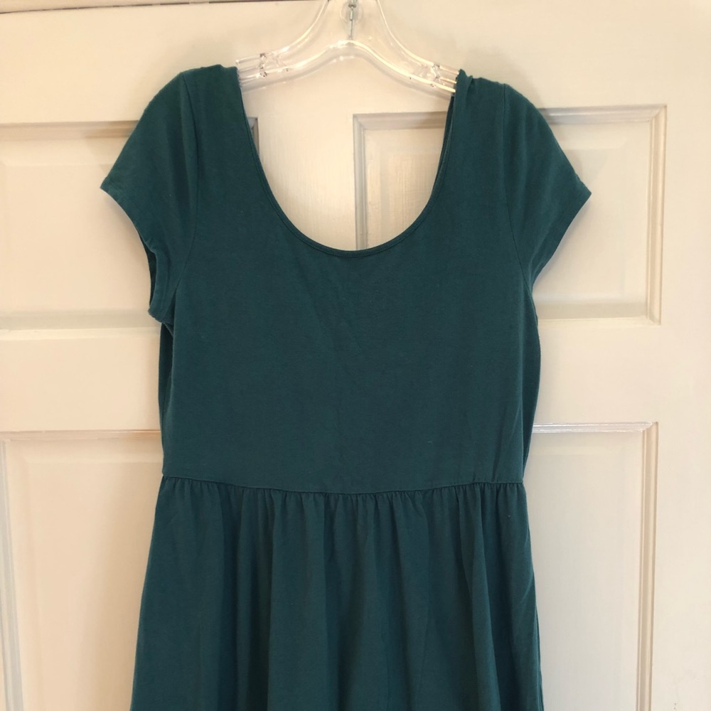 teal dress